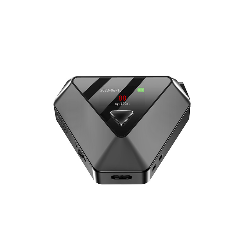 Personal Testing Fuel Cell Sensor Breathalyzer Mr black 2 With Bluetooth