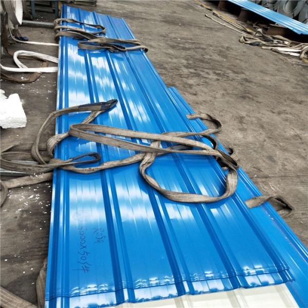 gauge 24 blue color corrugated zinc aluminum roofing sheet 5500 x 840mm x 0