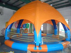 Quality Family Size Kids Inflatable Pools With Tent Cover wholesale