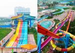 Side - By - Side Speed Anti - Fade Adult Water Slide