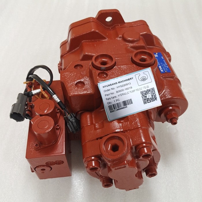 Excavator Parts Main Pump Hydraulic Pump PSVD2-17E-20 B0600-16019 For ViO55