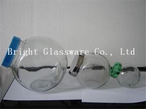 Quality a series of the glass candy jar with lid wholesale wholesale