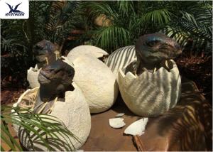 Quality Playground Park Dinosaur Garden Ornaments Hatching Animatronic Dinosaur Egg Decoration wholesale