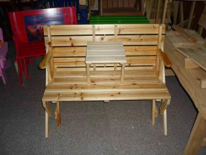 Quality China LFurniture Metal Frame Wooden Bench with Back Plans-12 wholesale