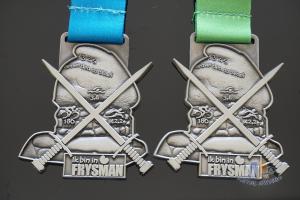 Quality Antique Gold Or Brass Plating Metal Award Medals Sublimated Ribbon Smooth Back wholesale
