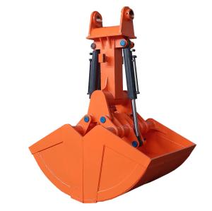 China Excavator Manual Clamshell Bucket Mining Excavator Clamshell Grab Bucket For Crane And  Excavator on sale