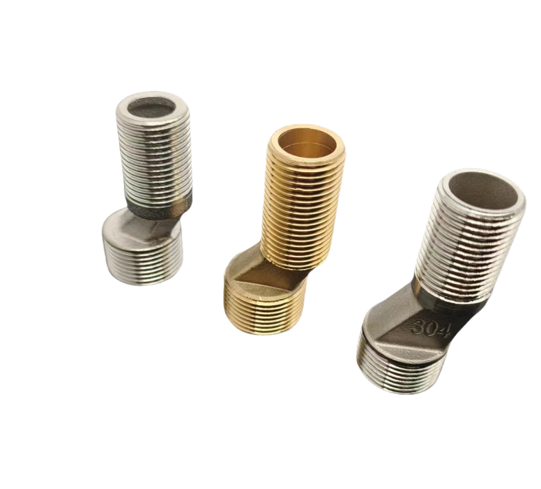 C10200/C11000/C12000/C12200/TU1/TU2/T2 Compatible Custom All-thread Copper Tub Faucet with Round Head and Quick Connector