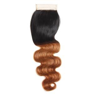 Quality Luxury Style Body Wave Lace Closure , Hand Tied 4x4 Lace Front Wig 16 Inches wholesale