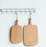 Kitchen Household 32x20cm Batural Wood Cutting Board With Handle