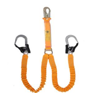 Quality Twin Tailed Full Body Safety Harness With Shock Absorber wholesale