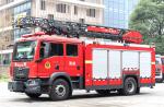 Man 18m Aerial Ladder Rescue Fire Fighting Truck Specialized Vehicle China