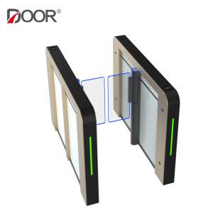 Quality Alluminum Alloy Pedestrian Speed Gate SUS304 Stainless Steel With Gold wholesale