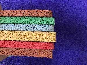 Quality Kindergarten Ground Rice Shape 1mm Colored Rubber Granules wholesale