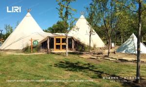 Quality Outdoor Large Tipi Tent For Glamping Canvas Camping Tent wholesale