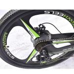 264lbs Folding Mountain E Bike , Pedal Assist Full Suspension Mountain Bike