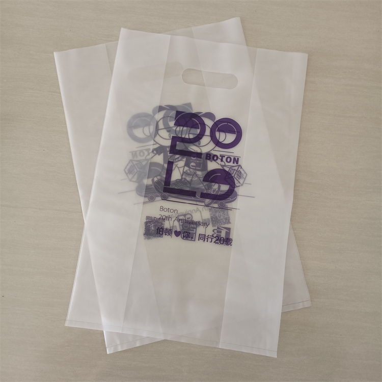 Transparent Handle Bag Hdpe Plastic Bag Die Cut Polybag ODM/OEM Printed Shopping Bags