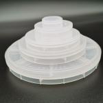 Single Chip Packaging Wafer Shipping Box Natural Polypropylene