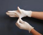 Medical sterile latex surgical gloves