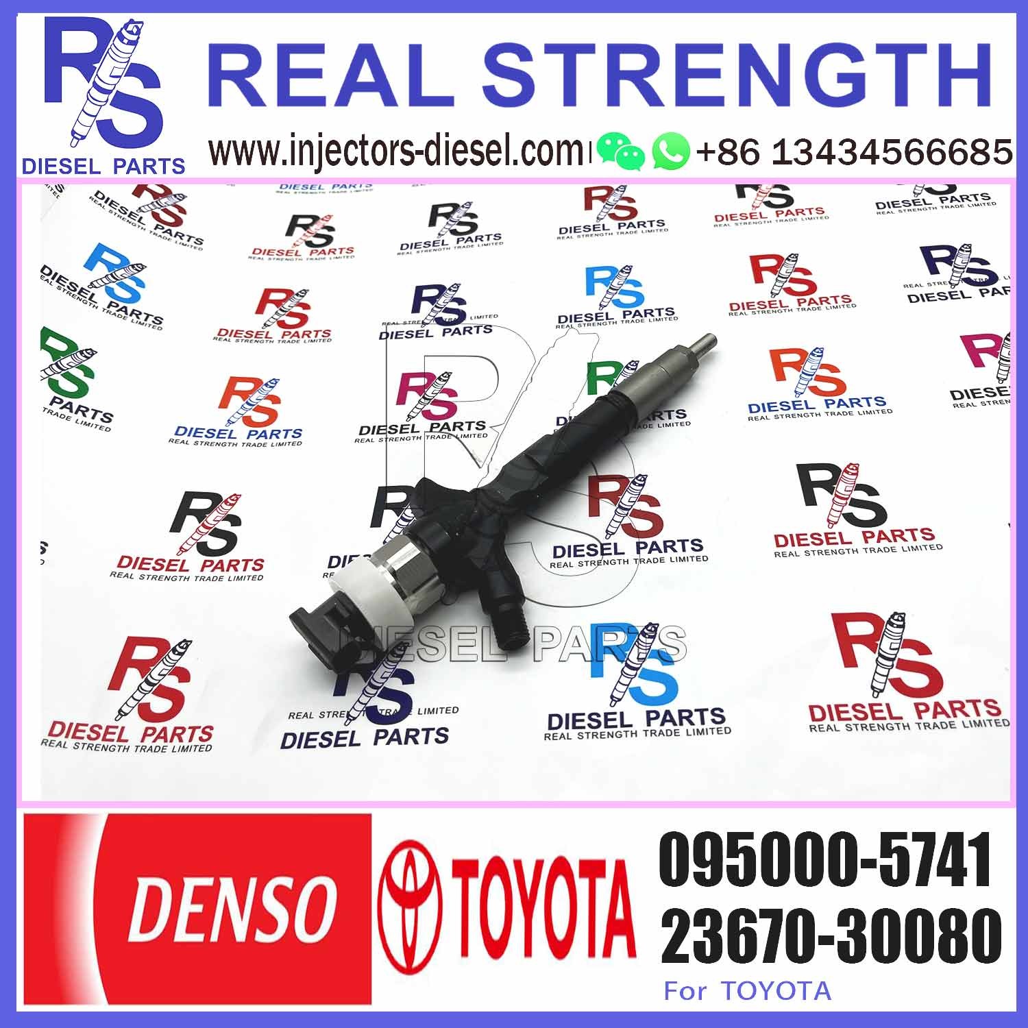 Hot 2KD-FTV Diesel Fuel Injector 23670-30310 DENSO 9709500-780 095000-7800 For DENSO TOYOTA HILUX 2.5L