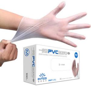 Quality Hand Plastic Disposable Protective Gloves Vinyl Cleanroom Food Hospital Grade wholesale