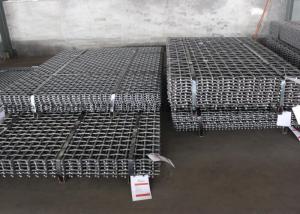 Quality Petrochemical 65Mn Flat Topped Crimped Quarry Screen Mesh wholesale