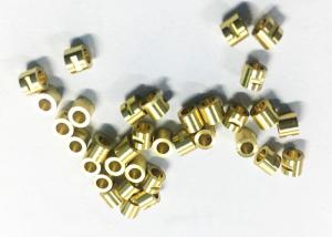 Quality Connector Tube CNC Machining Brass Parts , Small Cnc Machined Components wholesale