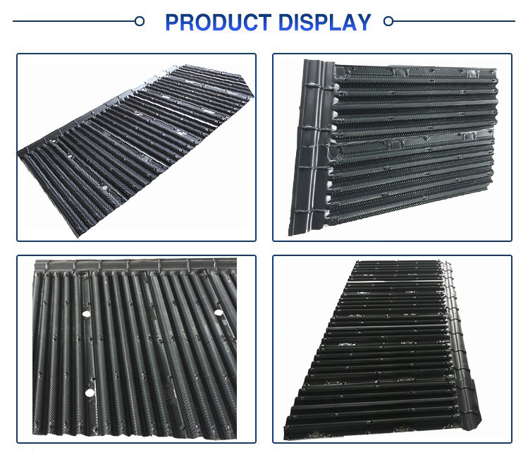 Cross Flow Film Fill Cooling Tower 1300mm 2440mm 20mm PVC Sheet