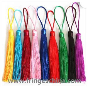 Quality Fashion fluorescent mini tassels trimming fringe for pillow and graduation cap decoration wholesale