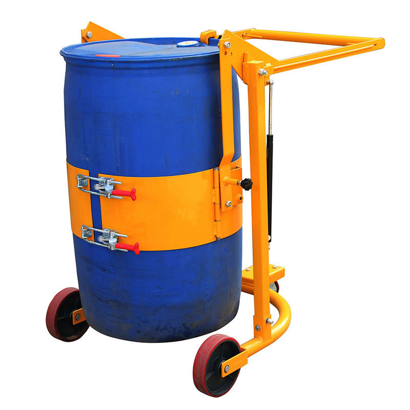 200 Litre 55 Gallon Plastic Drum Lifter Barrel Lifting Device Transporter With Wheels 4
