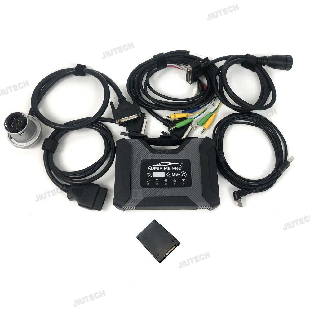 Super Mb Pro m6+ New For Bmw m6 Plus Doip Vci Wifi Update of Star c4 c6 For Benz Dealer Diagnosis Car Truck Bus Van Scanner+F110