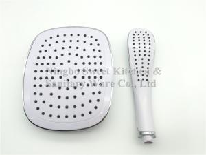 Quality ABS chrome plating single function shower head hand shower set overhead shower rain spray shower set toilet wholesale