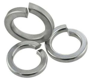 Quality 2mm Height M10 Carbon Steel Spring Washer Black Oxide Finish For Railways wholesale