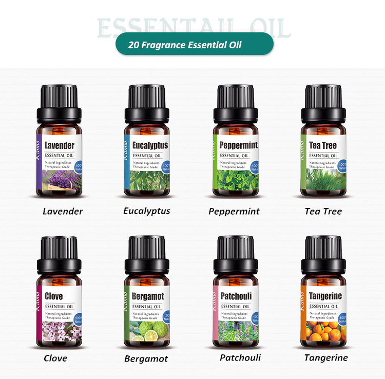 Wholesale 10ml Natural 100% Pure Essential Oil For Aroma Diffuser Body Facial Care SPA Fragrance Aromatherapy