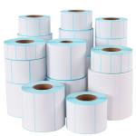 Custom White Sticker Thermal Label Self Adhesive Blank Thermal Sticker