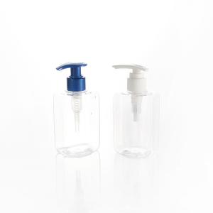Quality 150ml Square Clear Cosmetic Lotion Bottle For Hand Sanitizer Facial Cleanser wholesale
