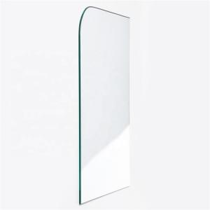 Quality EN12150/CE/SGCC/Australian Certificate Tempered Glass for Single Fixed Frameless Radius Shower Door wholesale