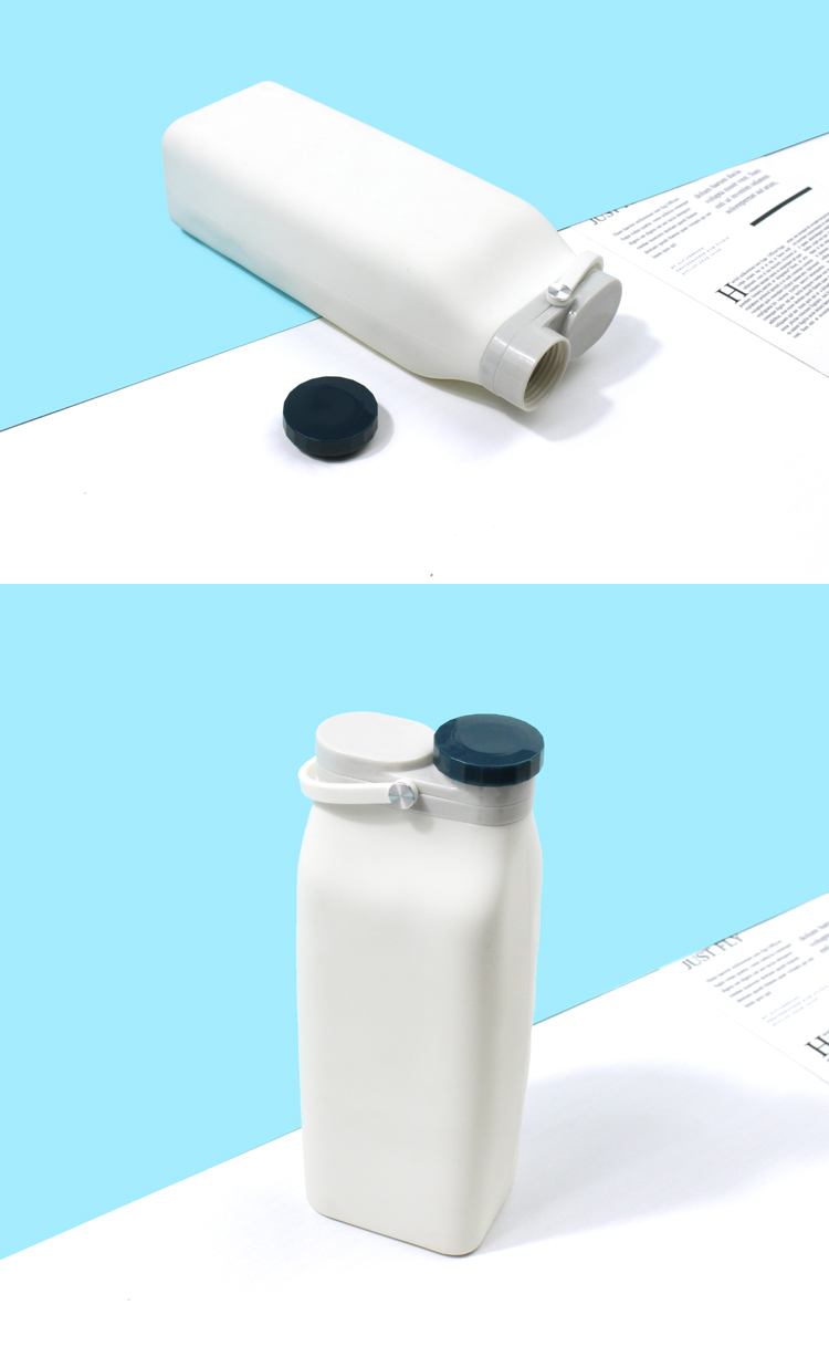 OEM 500ml BPA Free Collapsible Silicone Milk Bottle