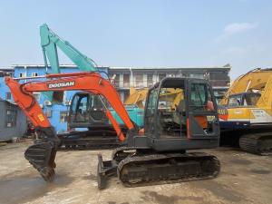 Quality 6 Ton DX60 0.2m3 Second Hand Hydraulic Crawler Excavator With Doosan Bucket wholesale