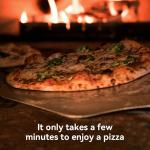 Outdoor Stainless Steel Mini Wood Fired Pizza Oven for Home Cooking 81.5*42*85cm