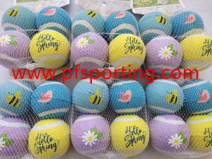 Quality Manufacturers Cheapest OEM Professional Wholesale Interactive Pet Dog Rubber Tennis Ball Dog Toys wholesale