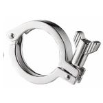 Heavy Duty Pipe Sanitary Tri Clamp Fittings DIN ISO 3A SMS Standard With Highly