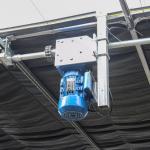 Blackout Plastic Film Single Tunnel Automatic Greenhouse Blackout System Light