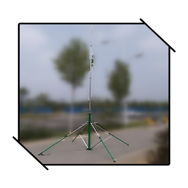 Tripod 18M Hand Push Up 2MM Aluminium Telescopic Mast