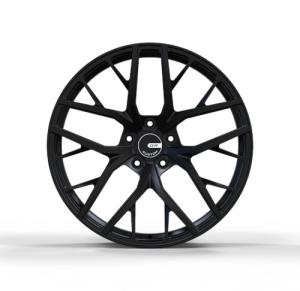 Quality Aluminum Alloy 20x9 Black Wheels ET50 22 Inch SUV Rims wholesale