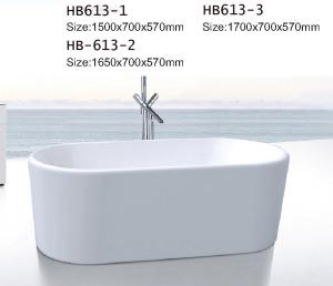 Quality Bathtubs, freestanding Bathtub without faucet , hand shower HB613 wholesale