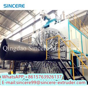 Quality PE HDPE Hollow Wall Spiral Pipe Fabrication Machinery wholesale