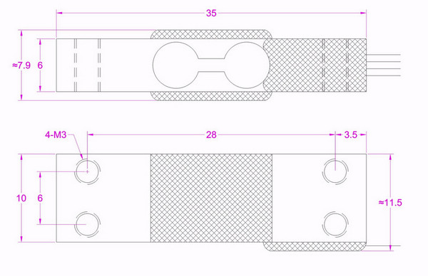 small size load sensor 10kg