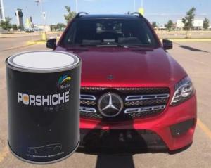 Quality Glossy Red Metallic Silver Car Paint Mildew Resistant Nontoxic wholesale
