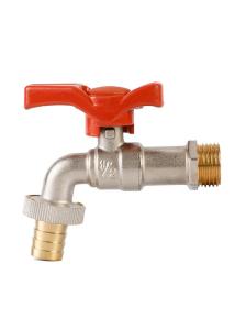Quality DN15 Rustproof Brass Hose Faucet , Multipurpose Outside Tap Check Valve wholesale