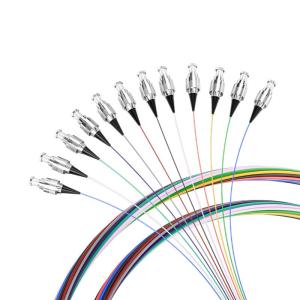 Quality G657 12Color 0.9mm 1.5M Fiber Optic Pigtail for FTTX Wavelength 850nm/1310nm/1550nm wholesale